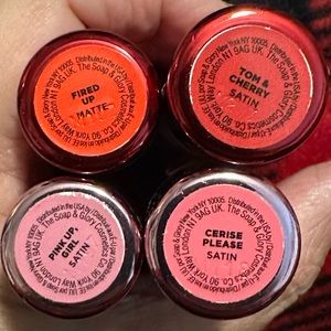 4 sexy mother pucker lipsticks by soap and glory